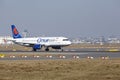 Frankfurt International Airport Ã¢â¬â Onur Air Airbus A320 takes off